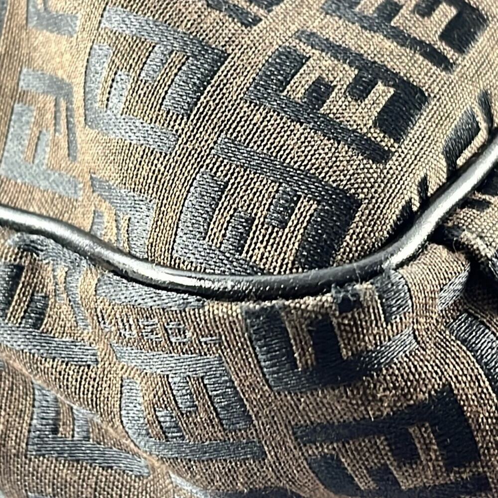 FENDI Brown Zucchino Canvas Briefcase‎ - Picture 8 of 14